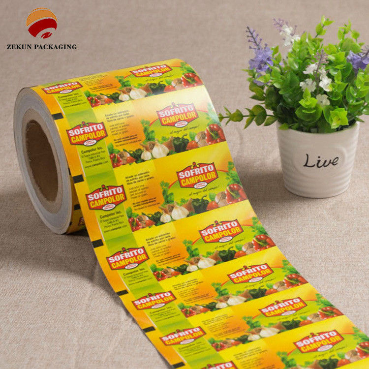 Film di imballaggio alimentare ecologico personalizzato e stampa in base al design del cliente per l'imballaggio