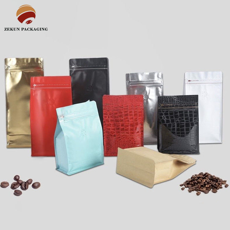 Capacità personalizzabile 1000g Borse per caffè eco-compatibili Stampa a colori