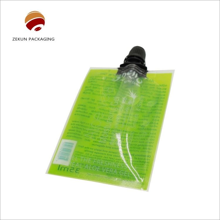 Personalizzazione Eco Friendly Stand Up Spout Bag Logo personalizzato Colori CMYK