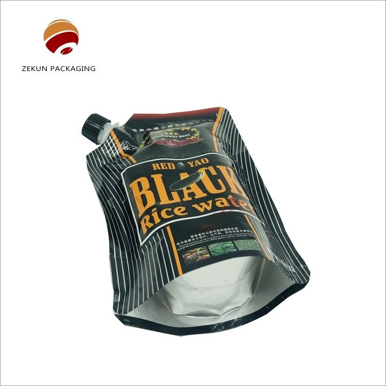 Logo personalizzato Borsa a sbuco liquido riutilizzabile PET/OPP/AL Fino a 10 colori