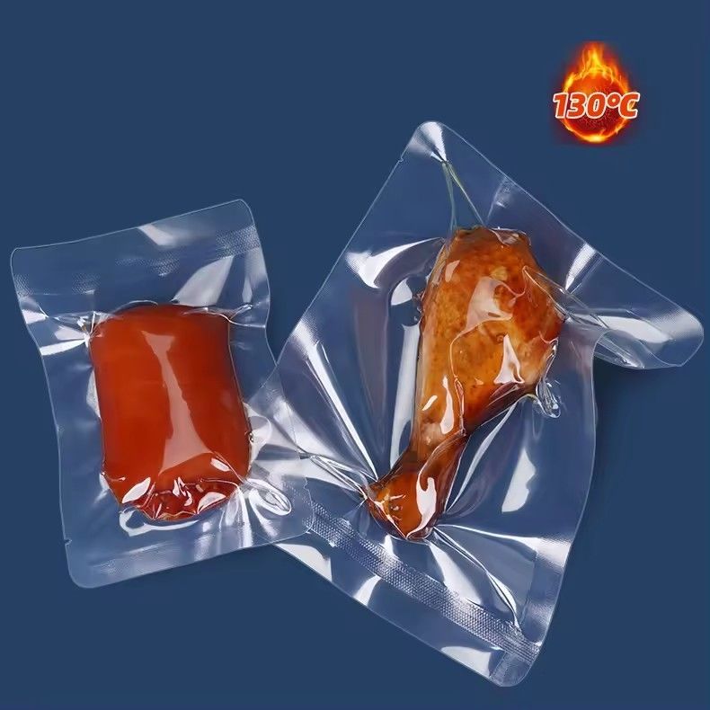 Resistenza alle lacrime Pa/Pe 3 lato trasparente sacchetto aspirapolvere per alimenti per imballaggi alimentari