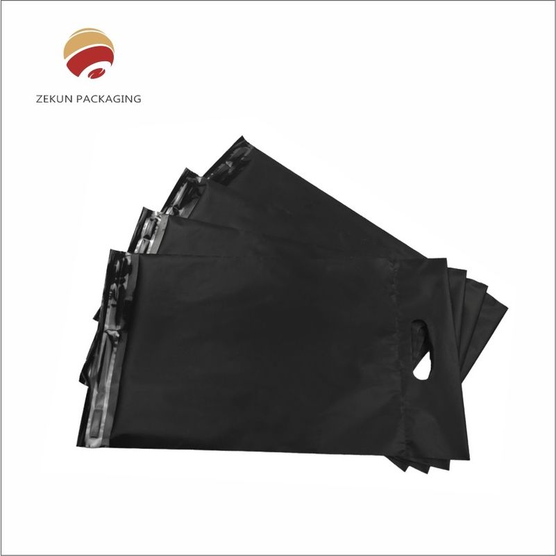 Borse di posta stampate personalizzate in POLY CMYK/PANTON colore nero