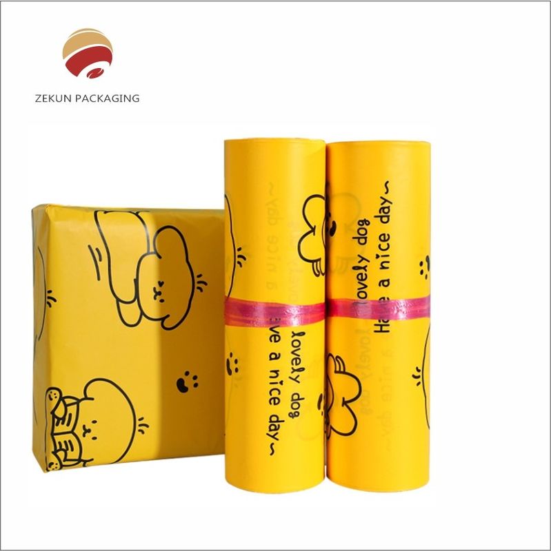 Sacchetto per la spedizione e per la posta ecologico / sacchetti di spedizione con disegno personalizzato CMYK gravura stampata sacchetto di imballaggio impermeabile