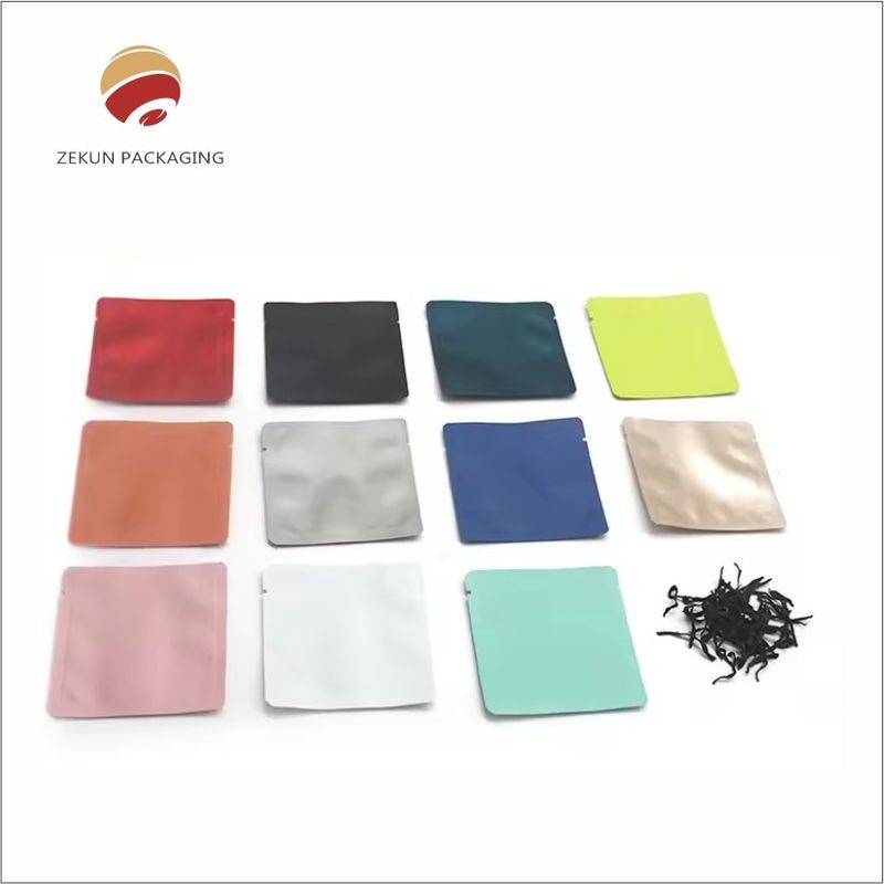 Imballaggi con sacchetti da tè in finitura lucida o in matt