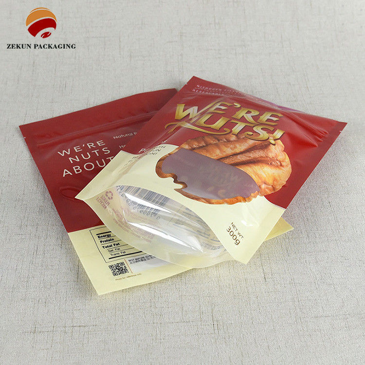Panton Color Food Ziplock Bags Gravure Printing Mat o finitura lucida